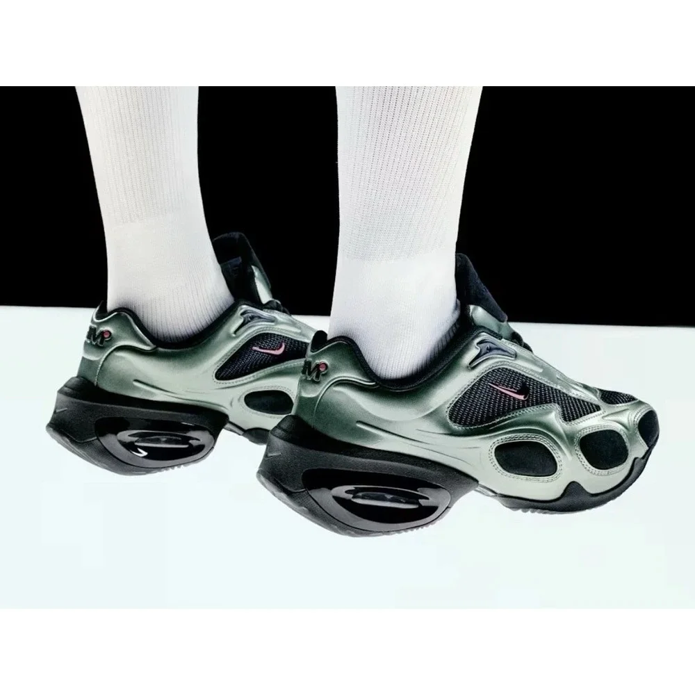 Women's Size 6.5 Nike Air Max Muse Sneakers Black/ Green FV1920-004 Custom